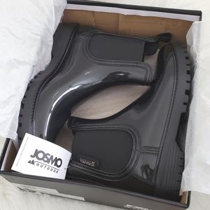 Women Shoes, Black Rain boots, Brand New